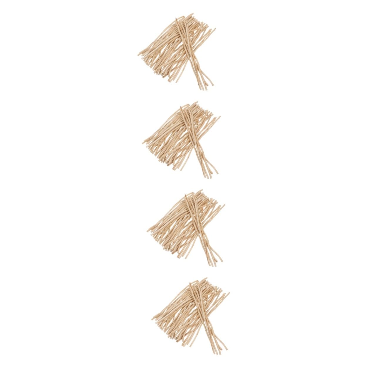 BESTYASH 4 Sätze Aromatherapie-Stick Duft Enthalten Öldiffusor Schüttgut Bad Diffusor-Sticks Austauschbare Diffusorstäbe Holzstäbe Aroma Liefert Hölzern Beige 50 Stück * 4