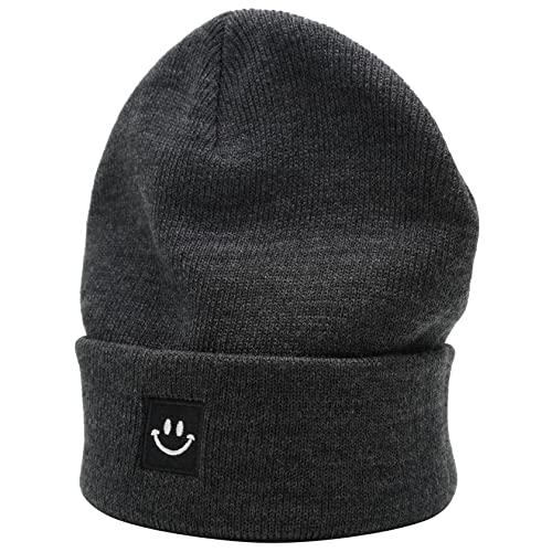 Image of 55cube Knit Beanie Hat Cuffed Plain Skull Cap for Men Women