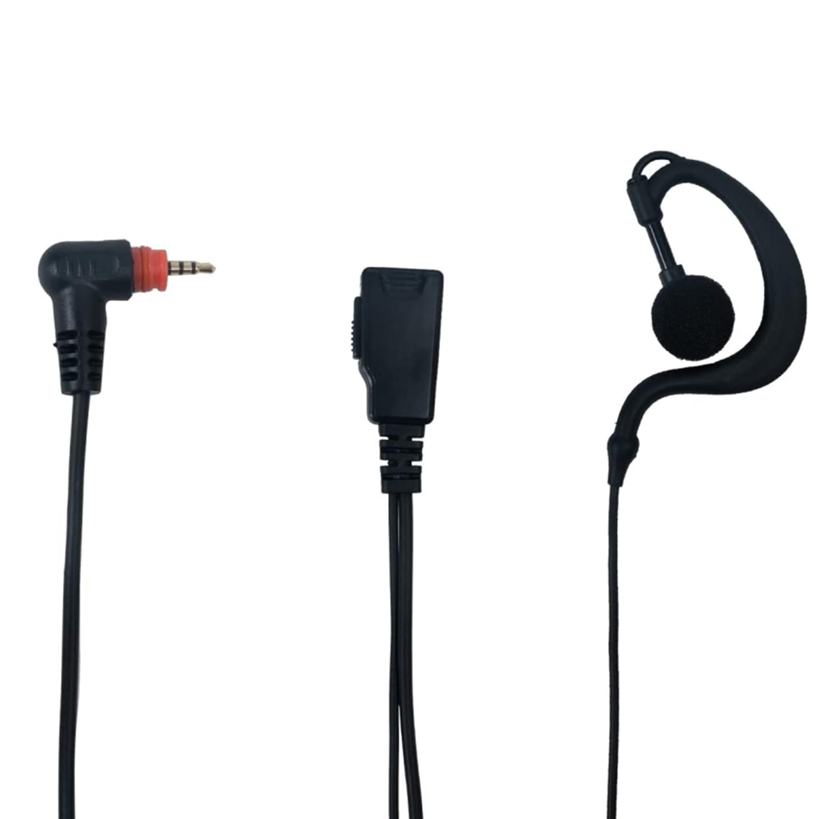 Auricolare a forma di G con microfono PTT 1 pin compatibile con Motorola SL300 SL3500e SL4000 SL7550 7580 7590 SL8550 TLK100 SL1K SL1M radio bidirezionale per walkie talkie confezione da 5
