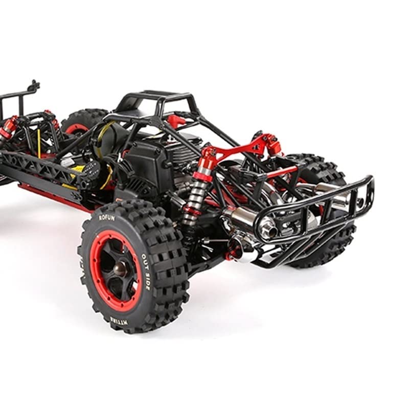 Metal Rear Bumper Kit For 1/5 Scale HPI ROFUN ROVAN KM Baja 5B 5T 5SC RC Cars – Black Upgrade Part