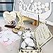 Customize Wooden Fantasy Castle Wedding Guest Book Alternative, Personalized Fairy Tale Castle With Gondola Guestbook, Drop Box with Wooden Hearts For Wedding, Quinceañera, Birthday Celebration Decor