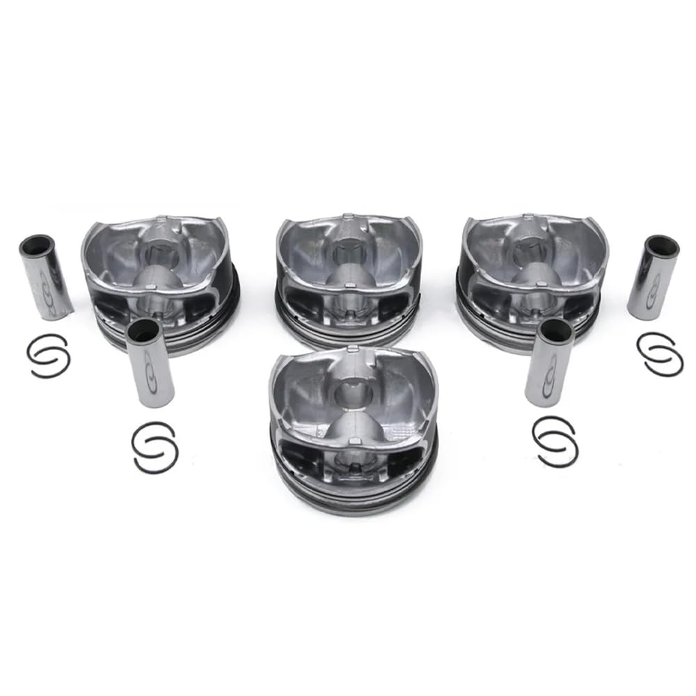 Set pistone e fasce elastiche Motore 1.6L compatibile con A200 B200 CLA200 2011-2019 OEM A2700302717