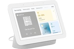 Google Smart: Nest Hub 7” Smart Display (2nd Gen)
