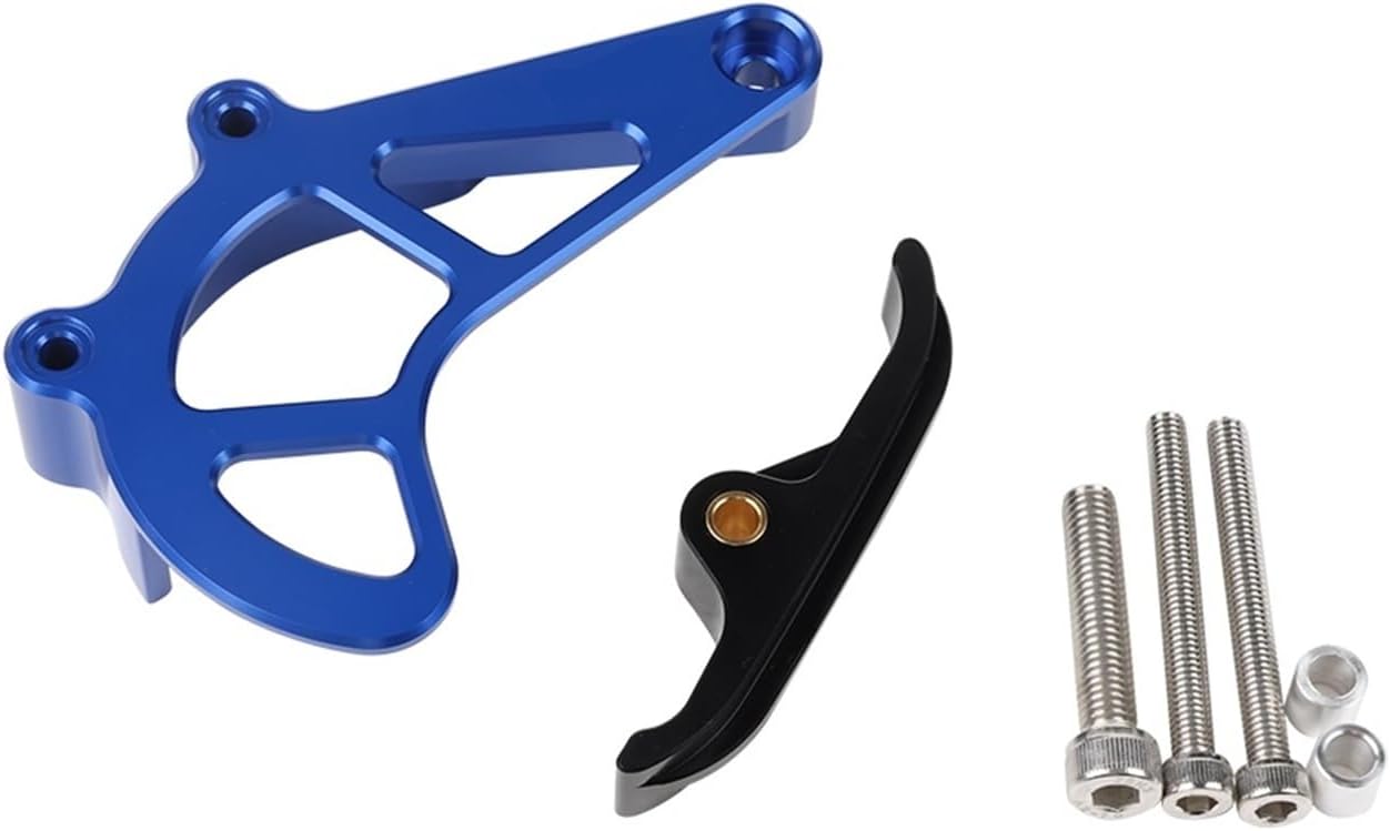 Compatible with 701 Supermoto Enduro SM 2016-2023 Accessories Front Sprocket Cover Case Saver Protector Chain Guard(Blue)