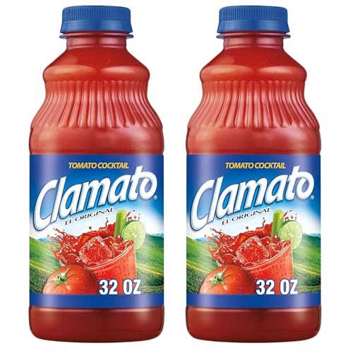 Salsa de tomate | Clamato Original 946 Ml Salsa De Tomate Con Almeja Para Micheladas, Ceviches Y Cócteles - Pack Laborawi 2 X 946ml
