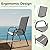 PATIOPIA 7-Piece Outdoor Dining Set, All Weather Patio Table and Chairs Set with Umbrella Hole for 6, Rectangular Steel Slat Table and 6 Textilene Chairs for Garden, Backyard, Poolside and Deck, Grey