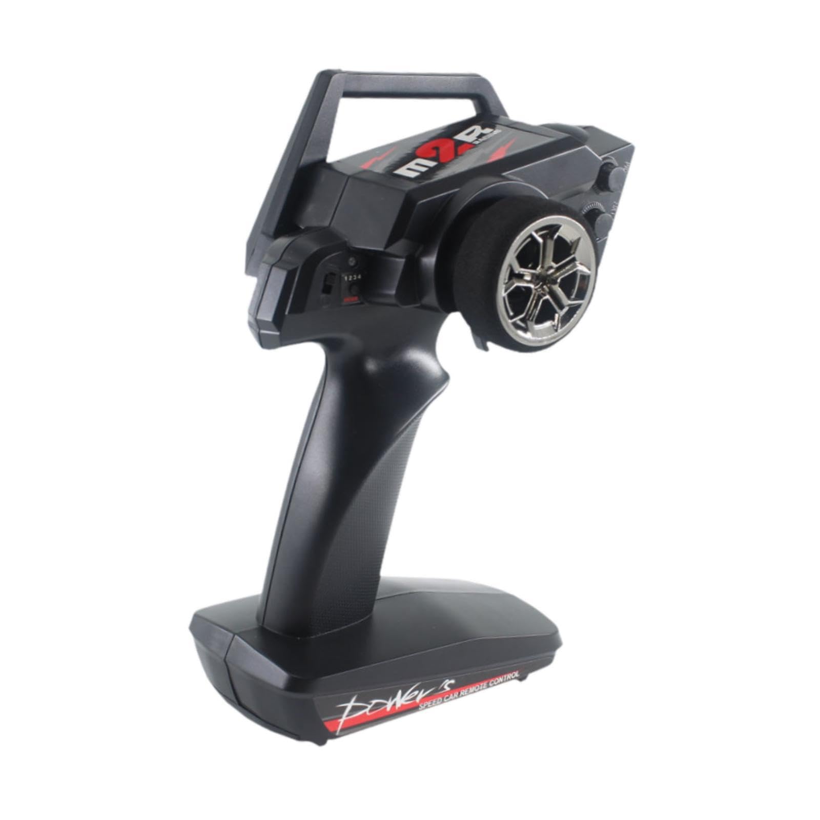 Control remoto para coche RC, transmisor RC de alto rendimiento de 4 canales para piezas coche 1/12, rendimiento confiable, Para carrera control mejorada, pieza repuesto electrónica