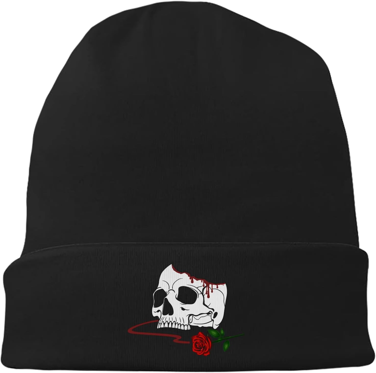 Skull Winter Hat Skull Beanies for Men Skeleton Hand Knitted Hat Skateboard Teen Hats for Boys Winter Warm Hat