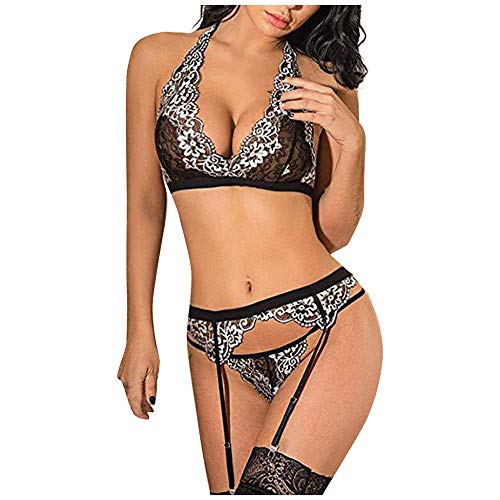 Nuisettes sexy femme en dentelle fine et sous-vêtements de lingerie érotique
