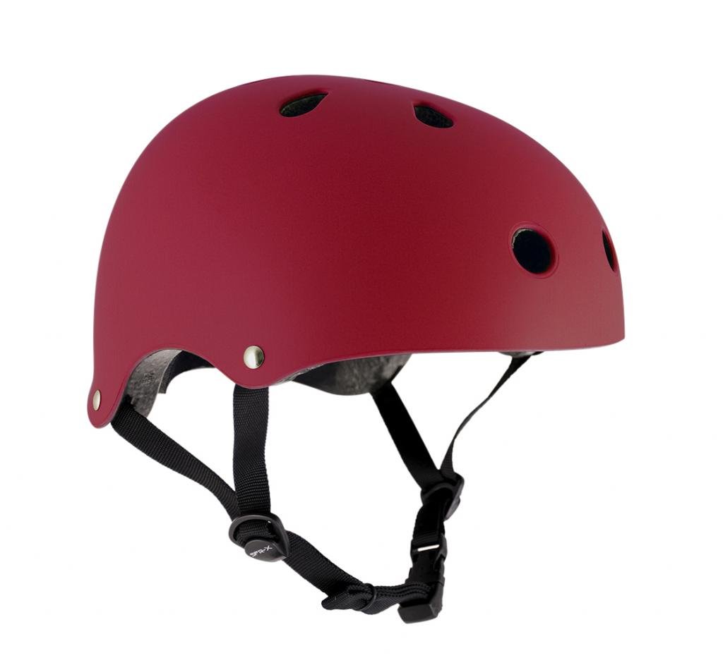SFR no – BMX Integral Cycling Helmet, Matt Red, 53 - 56cm