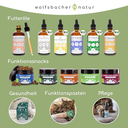 Barf Flocken Mix für Hunde – 100% Natürliche Gartengemüse und Kräuter, Getreidefrei, Unterstützt Verdauung und Gesundheit, 500g