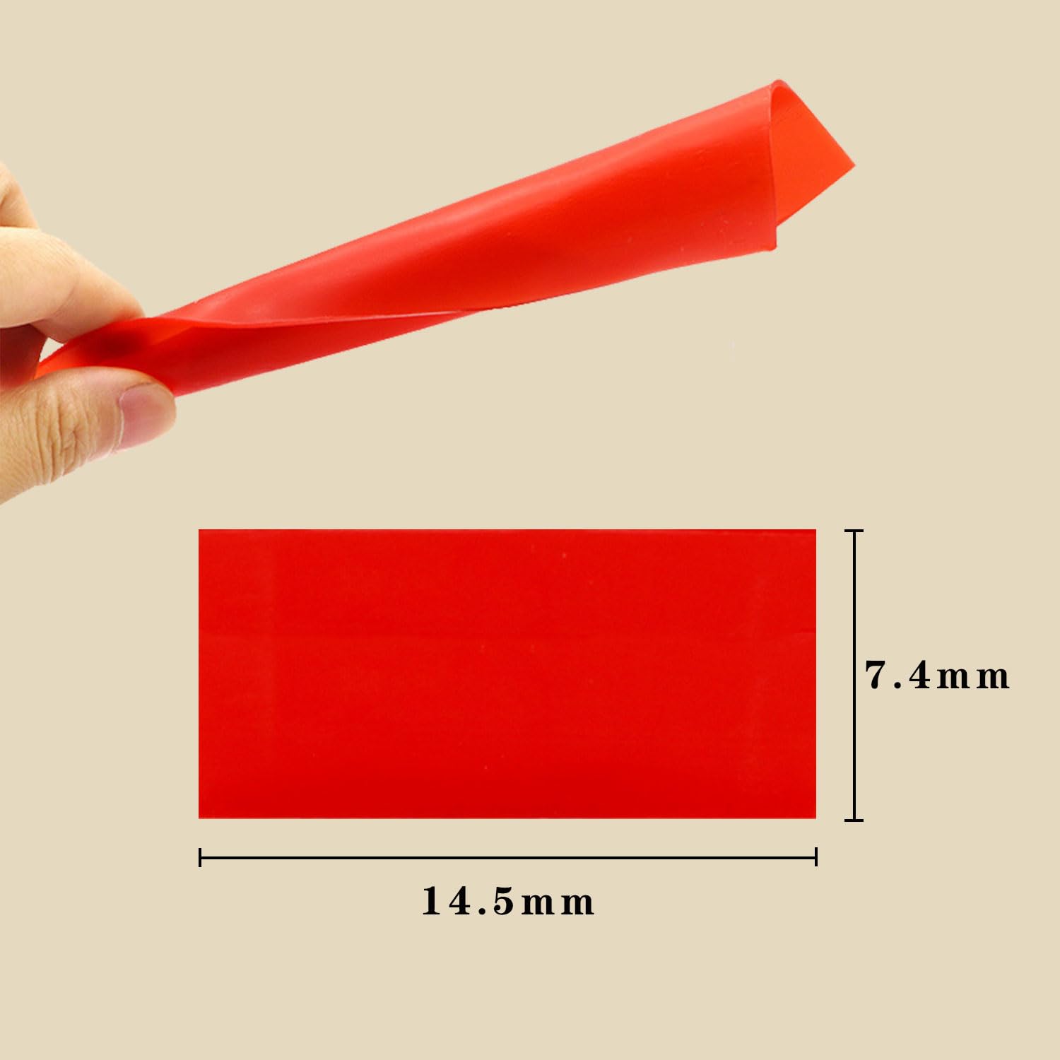 AOVNA 18Pcs Foglio di cera dentale Rosso Base Piastra Ortodontico Materiale ausiliario
