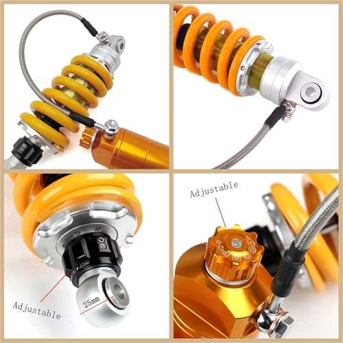 Amortisseur arrière moto suspension centrale 235mm 260mm Kawasaki Z125 Pro Ninja