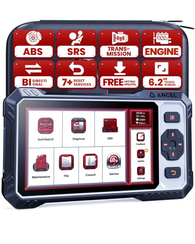 ANCEL FX6000 Bidirectional OBD2 Scanner with 7+ Resets | ABS, SRS,...