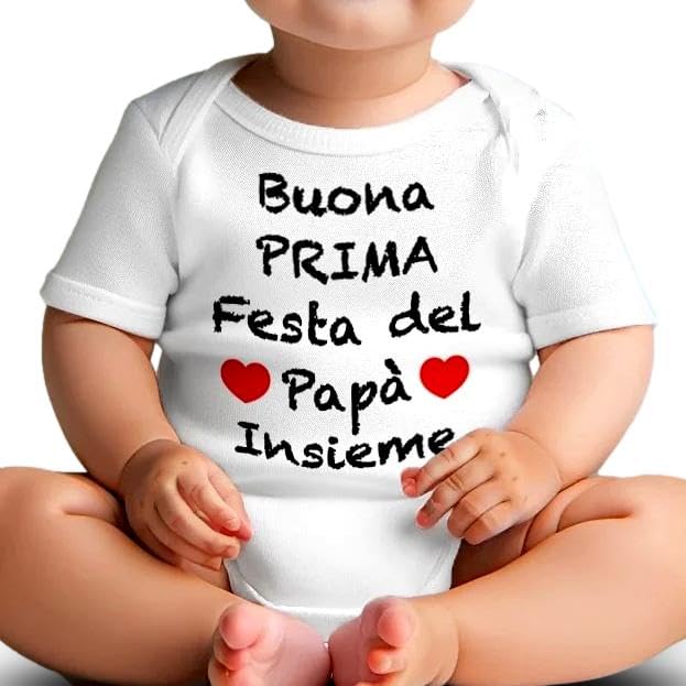 body e tutine per neonati cotone frase buona prima festa del papà insieme manche corte o in caldo cotone manica lunga