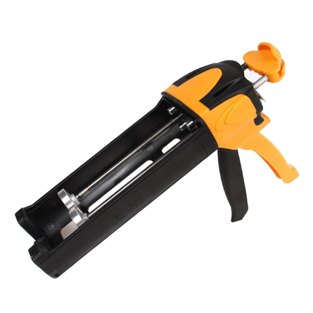 Pistolet do uszczelniania uszczelniaczy, 400 ml 13,5 Fl Oz zestaw pistoletów silikonowych pistolety metalowe podwójny pistolet epoksydowy bezkapiący aplikator aplikator mastyksu do wkładów