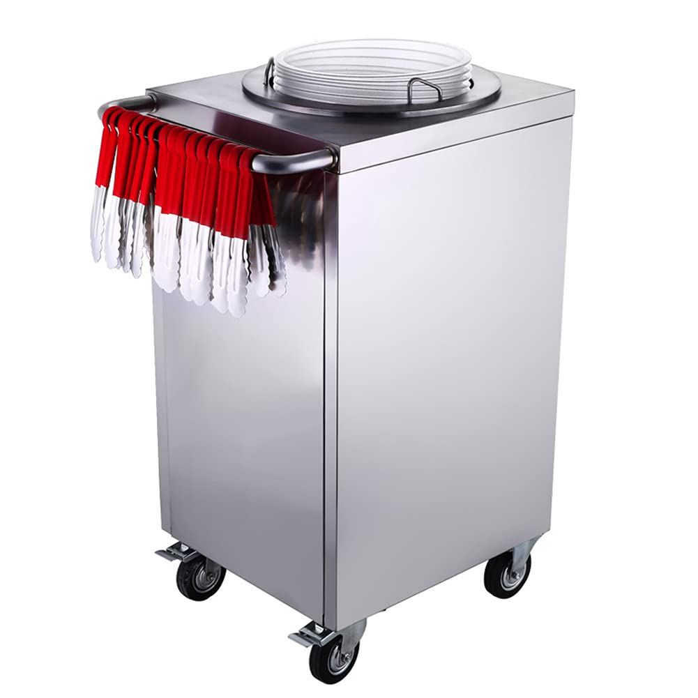 Réchauffeur de Vaisselle en Acier Inoxydable, tête Simple Dish Taru de Vaisselle Plaque Chauffage Équipement Commercial Restaurant Food Food Warmer Ensemble conteneur