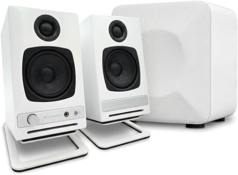 Audioengine A2 HD (HD3) Wireless Computer Speakers – Bluetooth Desktop