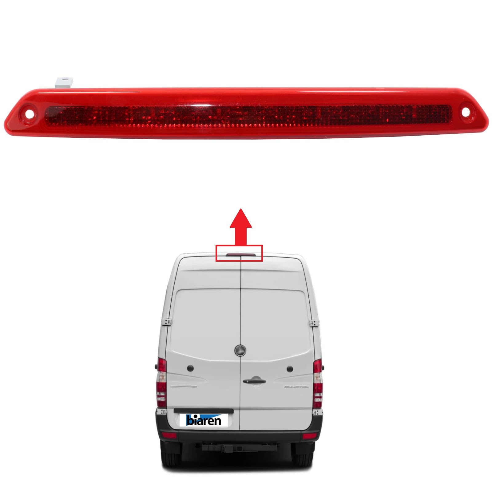 Rear Third Brake Light Rear Centre 3RD Brake Light Stop Light For Mercedes Sprinter Volkswagen VW Crafter (2006-2016) 2E0945097 A9068200456