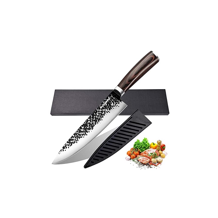 SANDEWILY-Chef-Knife-8-Inch-Professional-Chefs-Knife-Sharp-Kitchen-Knife-German-High-Carbon-Stainless-Steel-Japanese-Knife-with-Ergonomic-Handle-and-Gift-Box SANDEWILY Chef Knife, 8 Inch Professional Chefs Knife Sharp Kitchen Knife, German High Carbon Stainless Steel Japanese Knife with Ergonomic Handle and Gift Box