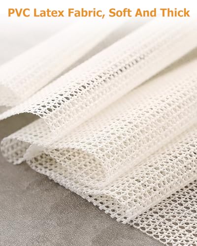 120x200 cm Anti Rutsch Teppichunterlage,Antirutschmatte,PVC Teppichgreifer Antirutschmatte,Antirutschmattes Küche,Mehrzweck Anti Rutsch Matte,für Schubladen Regale Tablett,Weiß