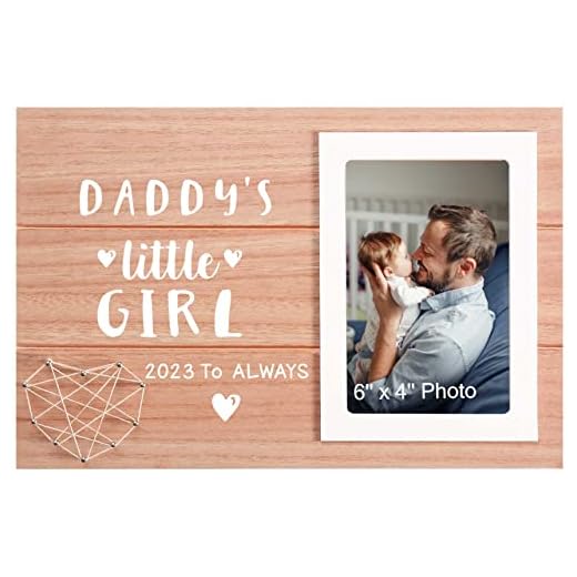 Presente de Dia dos Pais 2023 para Dia dos Pais - Presente de aniversário de Natal para pai - Presente de chá de filha - Presente de chá de bebê - Presente de papai - Menina do papai 2023 para sempre