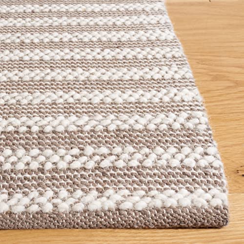 Tapete decorativo rectangular 5' x 8' Ivory/Taupe miniatura 3