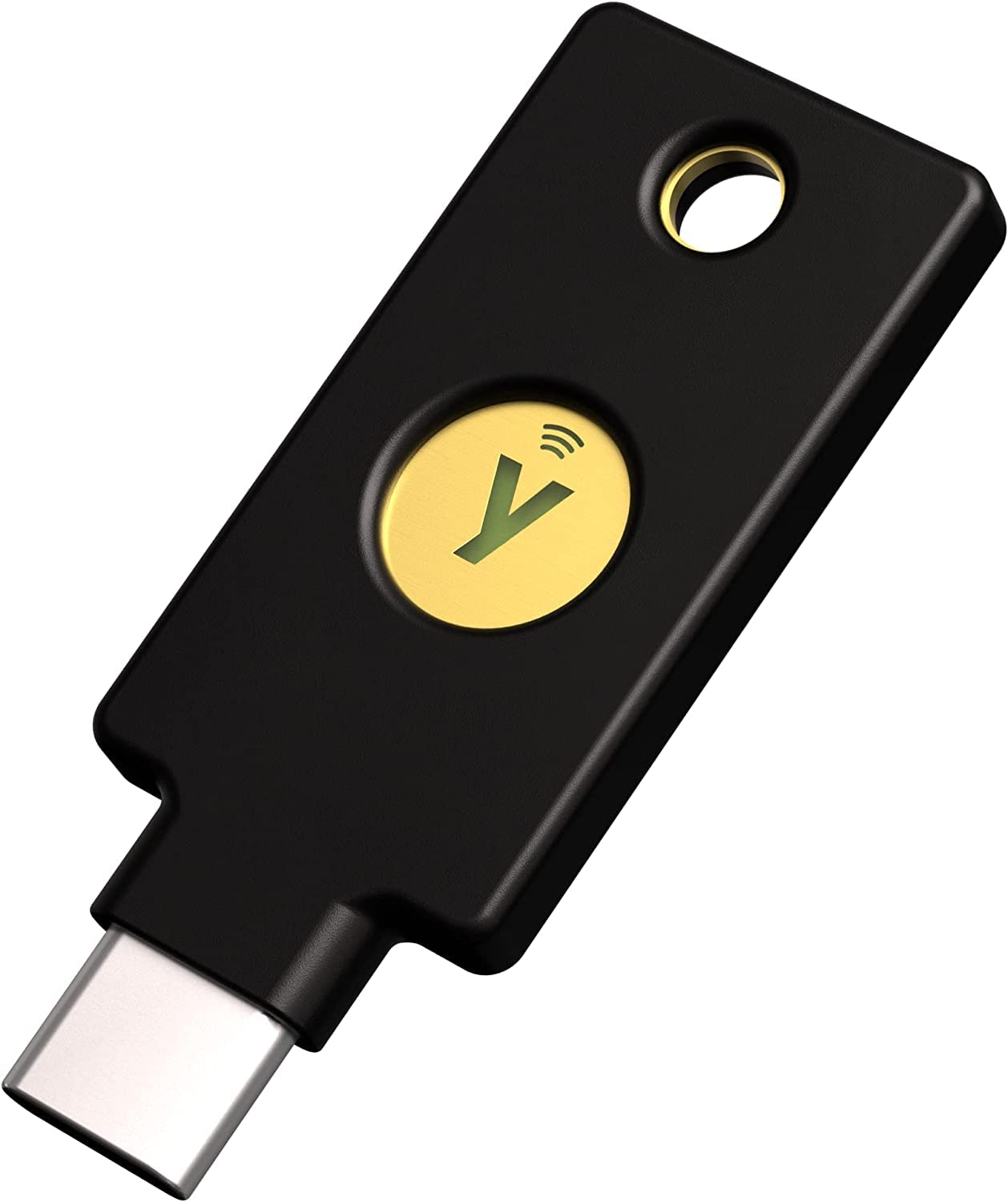 Yubico - Security Key C NFC - Basic Compatibility - Multi-Factor authentication (MFA) Security Key and passkey, Connect via USB-C or NFC, FIDO Certified