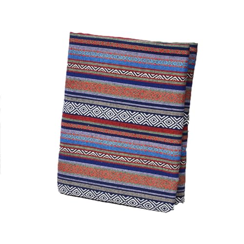 Tissu patchwork broderie ethnique en polyester de qualité supérieure 1,5x1m