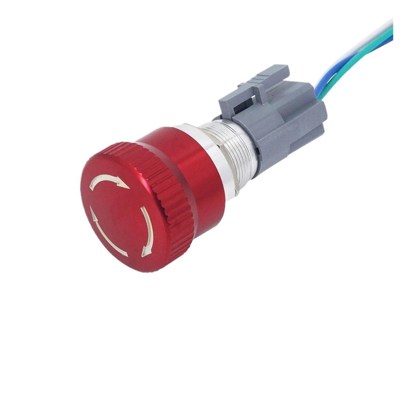 Bouton d'arrêt push-pull 16mm interrupteur de sécurité autobloquant champignon