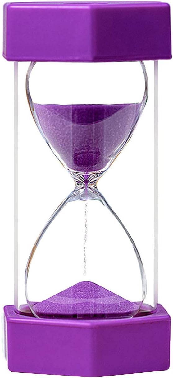 timer di sabbia, timer di doccia, clock di sabbia, Timer a clessidra for bambini Set di clessidra Orologio a sabbia colorata Timer da cucina Gestione del tempo Include 1,3,5,10 e 30,60 minuti (3/5/7 p