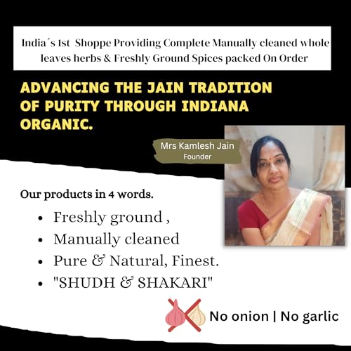 Image of Indiana Organic Moringa Whole Leaves Dry Leaf, Dried Drumstick Tree Leaves, Natural Super-Food - For Making Herbal Tea, Smoothies, Soups - 35 Gram (Pack of 2)