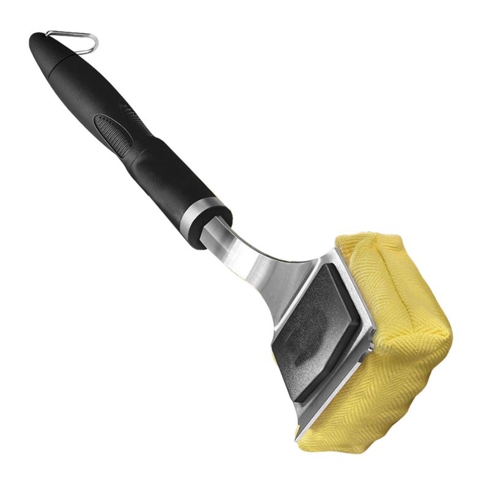 Multiple Purpose Rustless Brush for Barbecue Oven and Kitchen Cleansing Denial Shed Bristles Ergonomic Grip Encompassed Extent Brush