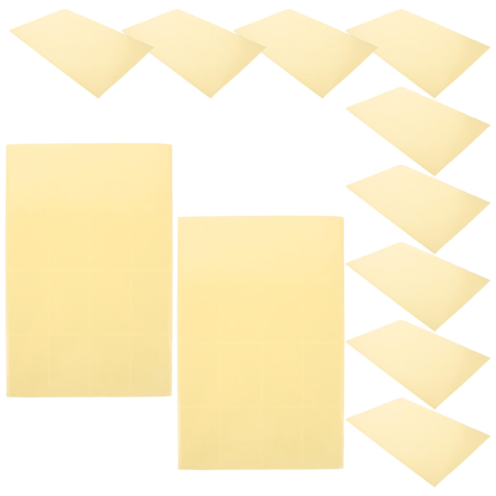 SHERCHPRY 1000 Pegatinas Adhesivas Transparentes Rectangulares 80X50 MM Etiquetas de Sellado Impermeables para Paquetes y Sobres Adhesivos Autoadhesivos Protectores para Embalaje