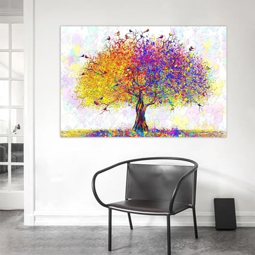 Image art mural arbre de fortune pour decoration interieur salon - 4