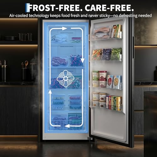 Image of Garvee 17 Cu.ft Upright Freezer, Single Door Stand Up Freeze