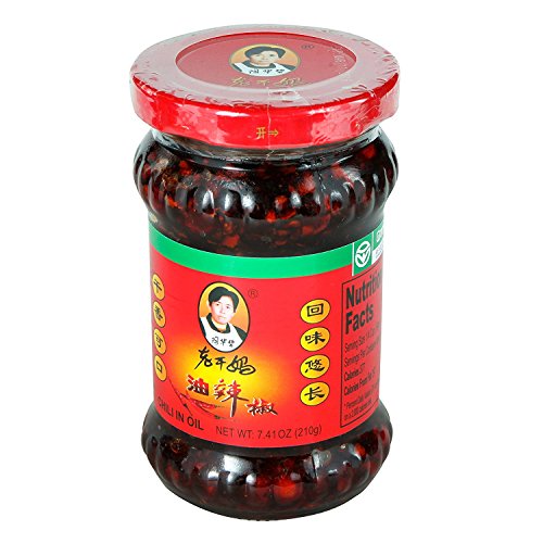 Lao Gan MA Sie La Jiao Chili Öl Sauce (7.41 Unze), laoganma Chinesische Spicy Chili Öl Sauce Cover