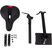 Electric Scooter Seat Saddle, Foldable Adjustable Seat for Segway G30, Aluminum Alloy Construction, Shock Absorbing Foam Cushion, No Punching Installation, Height Adjustable