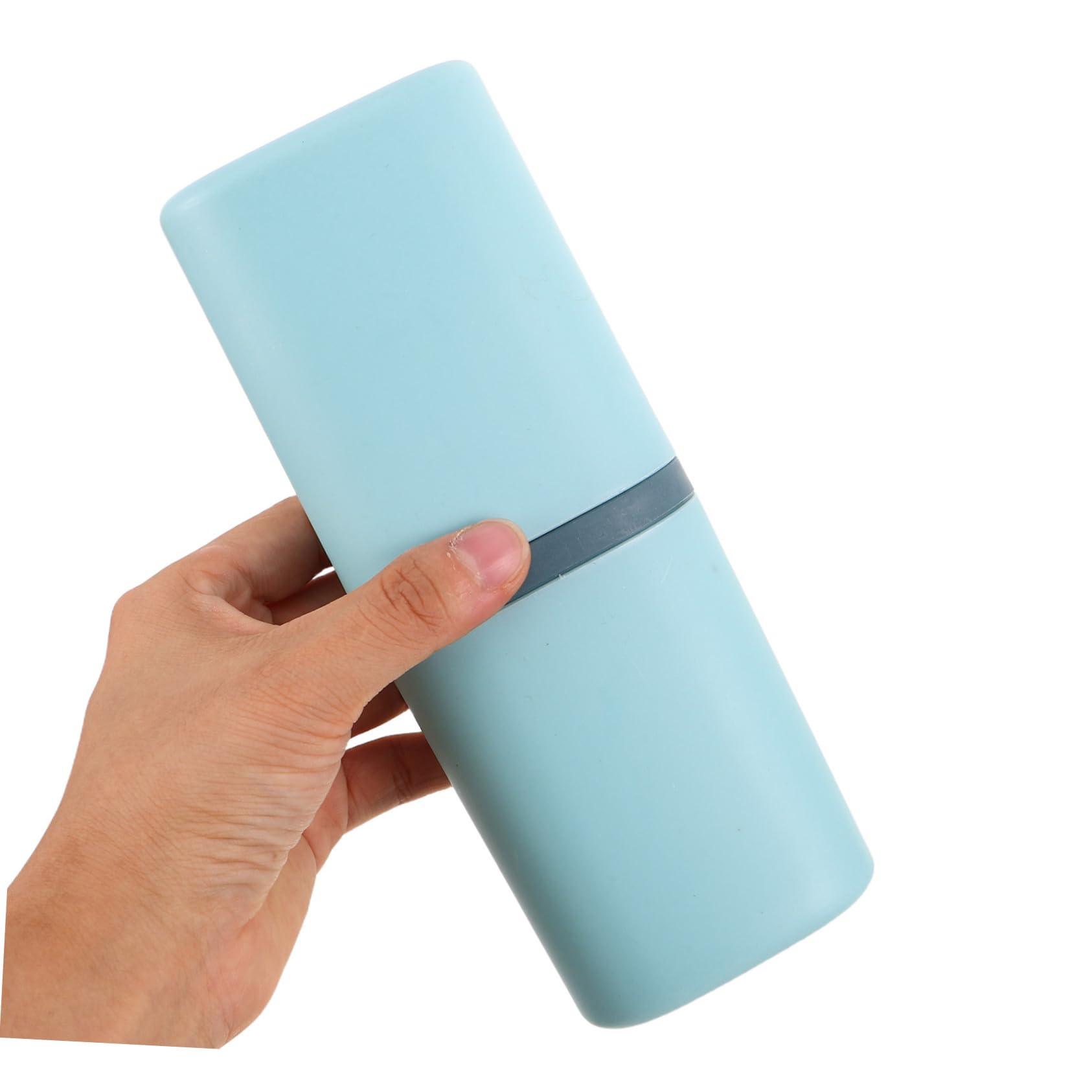 FOMIYES Set da 8 Pezzi Custodia Portaspazzolino da Viaggio, Contenitore Multifunzione per Spazzolino, Dentifricio e Accessori, Realizzato in Pp, per Bagno, Scuola, Ufficio