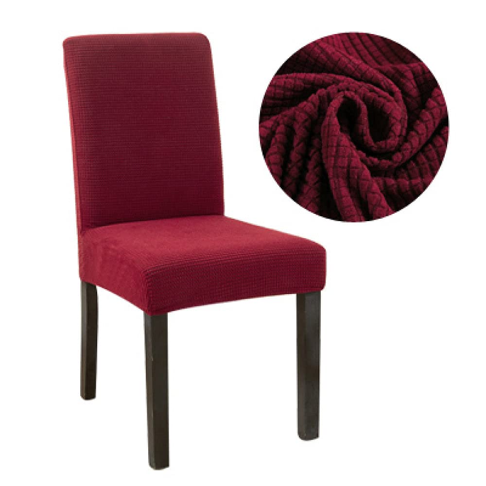 Housse de chaise spandex élastique extensible lot de 4 pièces pour chaise salle à manger