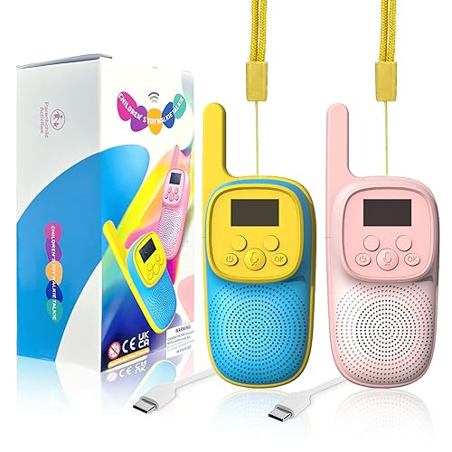 La mejor comparación de Niño Recargado para comprar hoy. 42 Walkie Talkie Recargable para Niños 400mAh, Largo Alcance de Transmisión con 22 Canales, Walkie Talkie para Niños con Linterna 3-14 años para Actividades en Interiores o Al...