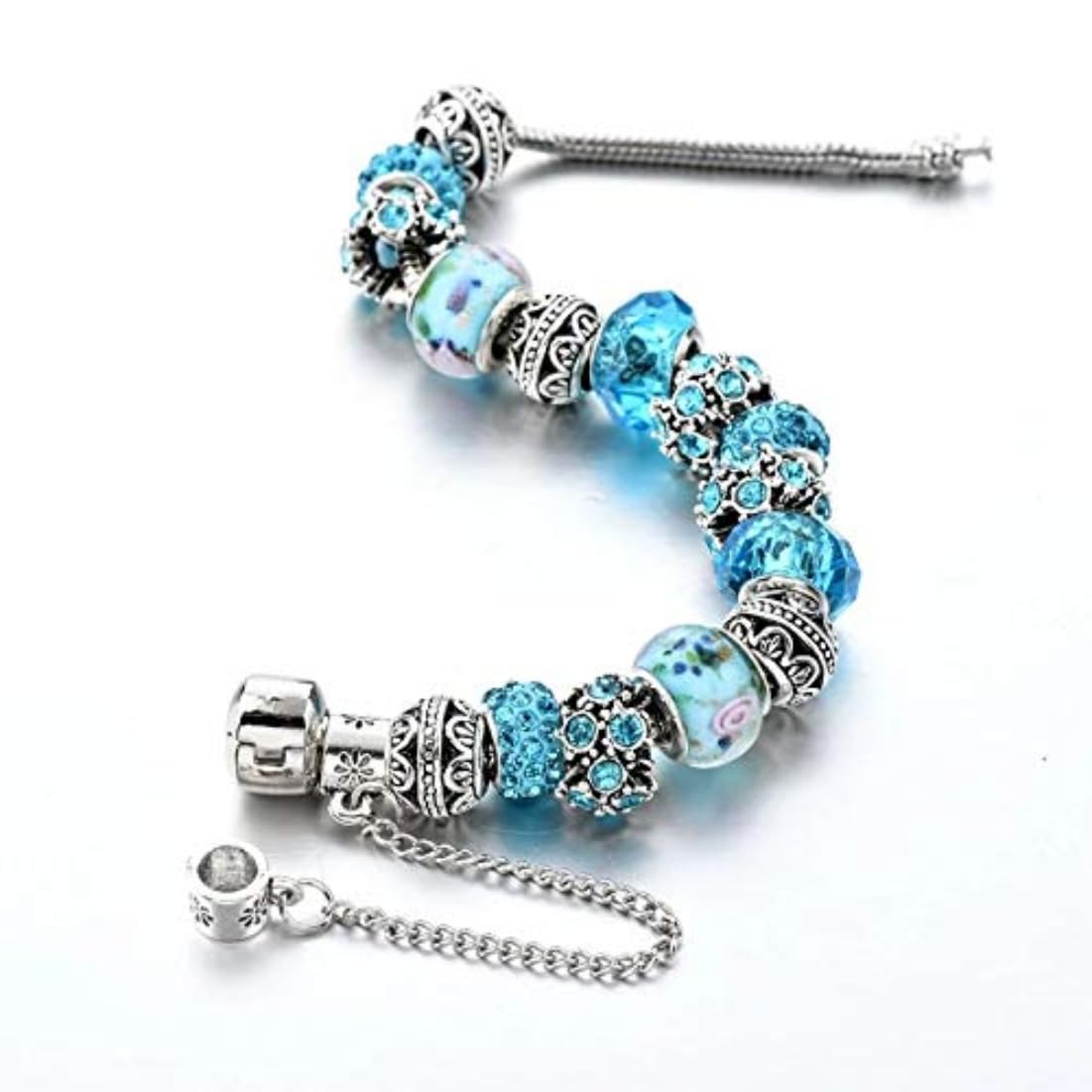 Oxidised Crystal Bangle Bracelet Jewelry for Women