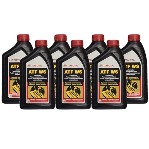 Genuine OEM ATF WS 7 Quarts Automatic Transmission Fluid (7x1 qt) For Toyota Lexus