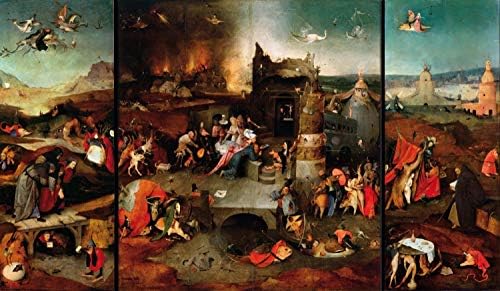 Statue Museum Replika FISCH MIT MAST von Jheronymus Bosch