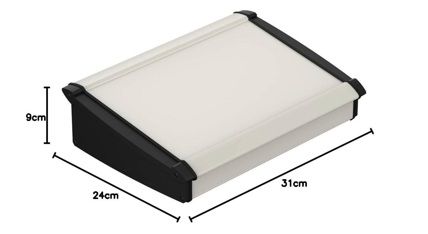 Bopla Alu-Topline ATPH-IP 2385-0300 SET Contenitore da banco (L x L x A) 232.60 x 300 x 86.20 mm Alluminio, ABS Natural