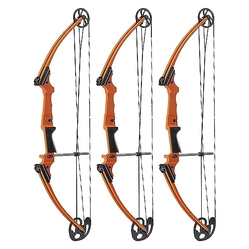 Genesis Archery 3 Pack Original Compound Bow - Adjustable Riser, 15