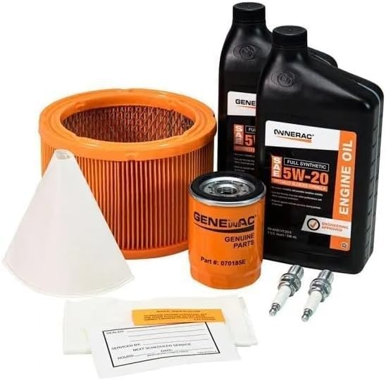 A0002075524 Maintenance Kit with Proprietary 5W-20 Synthetic Oil for 20k Replacement for Generac OEM