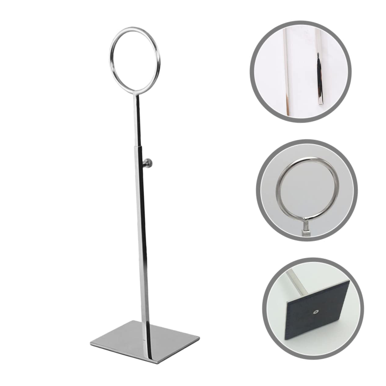 Mobestech Perchero de Acero Inoxidable Altura Ajustable para Bufandas y Corbatas Organizador de Bufandas Que Ahorra Espacio para Tienda o Guardarropa
