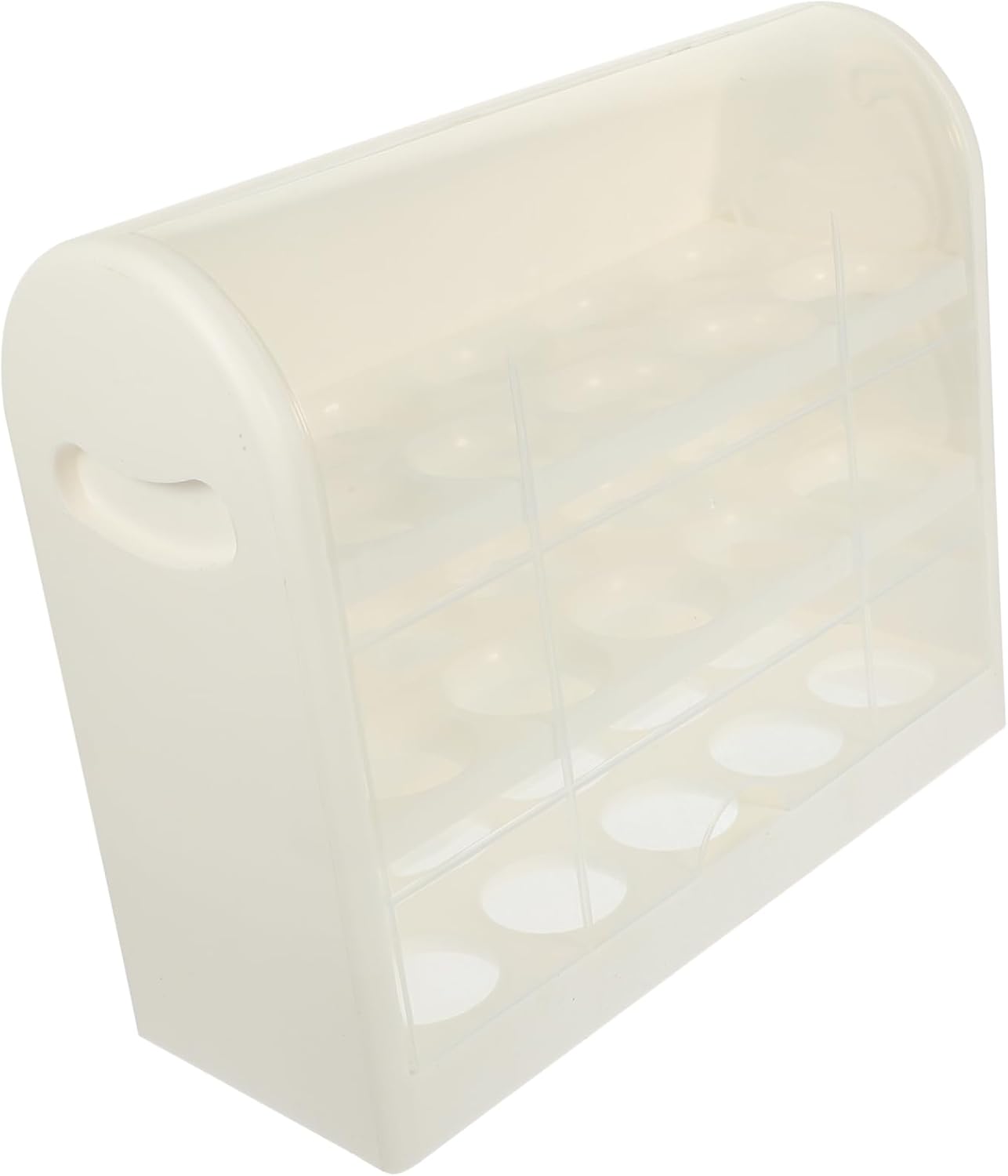 2pcs Egg Storage Box Flip Egg Tray Three- Layer Egg Holder Refrigerator Parts & Accessories Egg Storage Dispenser Egg Rack Eggs Egg Storage Holder Pp Crisper with Cover 8