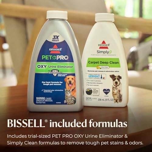 BISSELL Revolution HydroSteam Pet Carpet Cleaner, Upright Deep Cleaner, HydroSteam Technology, 2-in-1 Pet Upholstery Tool & Formulas Included, 3432 by Bissell - Image 6